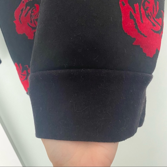Opening Ceremony Lucky Rose Sweatshirt dress red roses size small - Picture 5 of 9